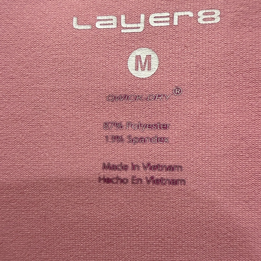 Layer 8 Pink Performance Jacket - Picture 3 of 5